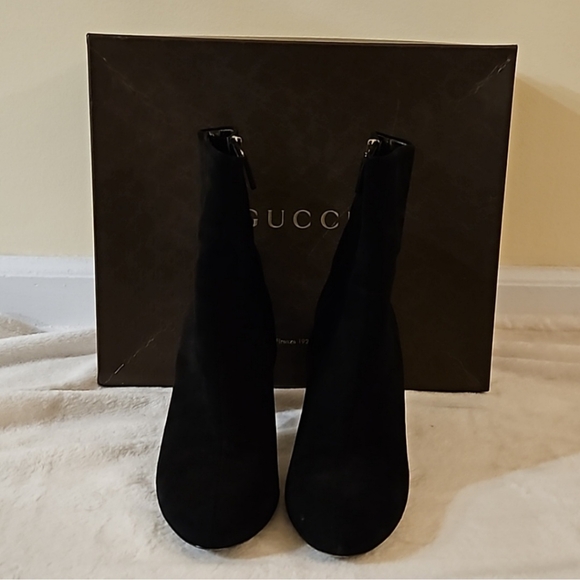 Gucci Suede Ankle Boots - Picture 2 of 7